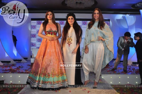 Zarine Khan, Archana Kochhar and Neha Dhupia at EMAAR event's press conference in Pune