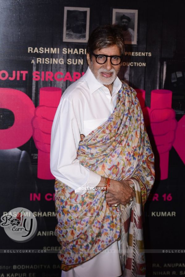 Amitabh Bachchan at Success meet of 'Pink' (420711)