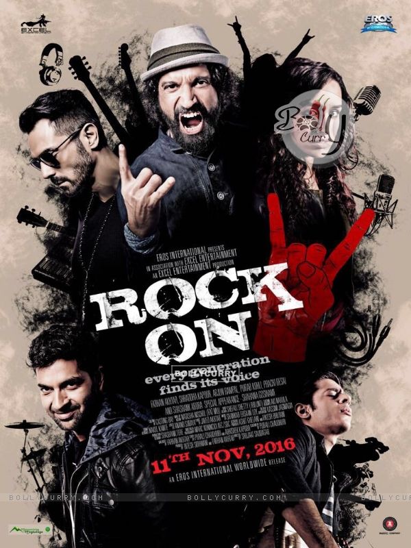 Rock On 2 starring Shraddha Kapoor, Farhan Akhtar, Arjun Rampal, Purab Kohli and Shashank Arora (420987)