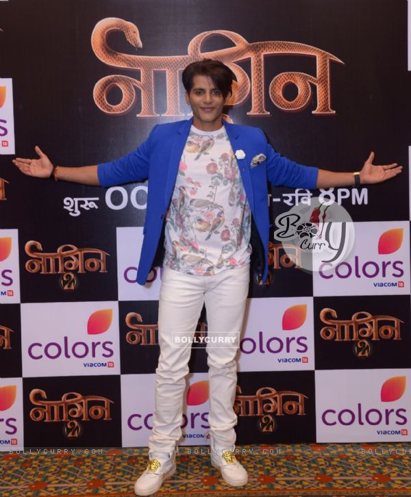 Karanvir Bohra at Launch of Color TV's new show 'Naagin' Season 2