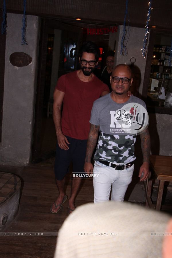 Shahid Kapoor Snapped shorts and T-shirt