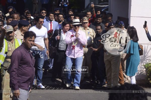 Jackie Chan Arrives in Mumbai
