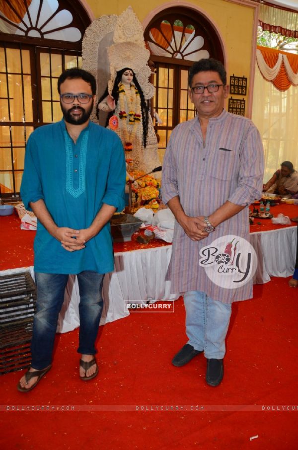Uday Tikekar attends Anurag Basu's Durga Pooja