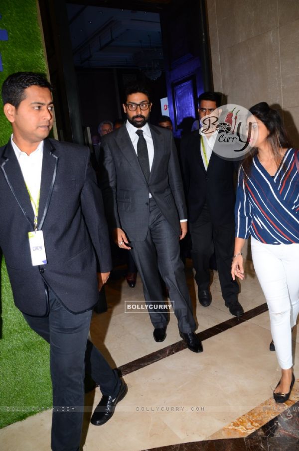 Abhishek Bachchan at Press Meet of Soccer Match