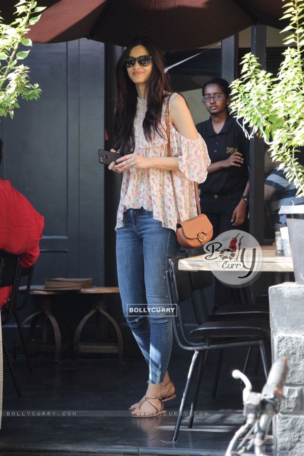 Diana Penty Snapped at Suzzette