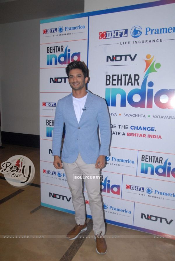 Sushant Singh Rajput at 'Behtar India' event by NDTV