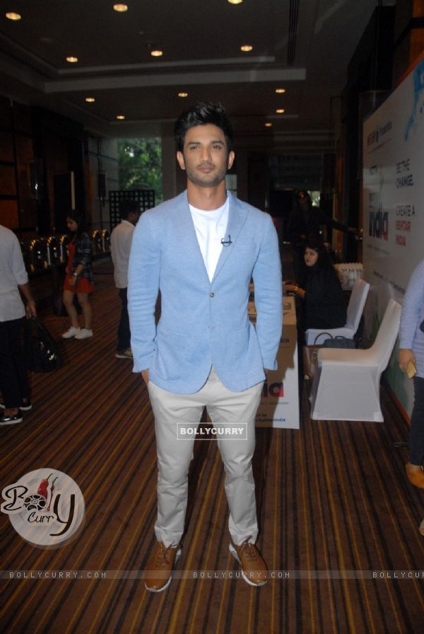 Sushant Singh Rajput at 'Behtar India' event by NDTV
