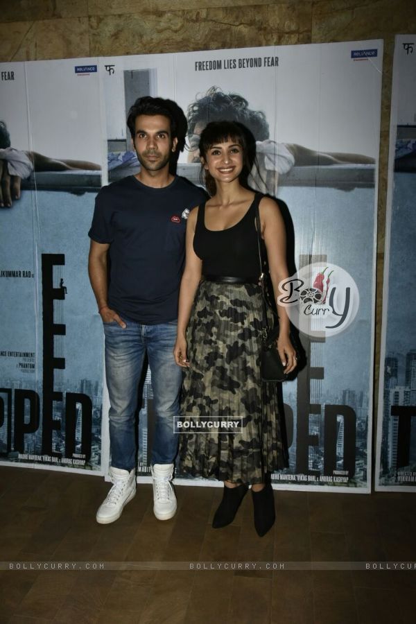 Rajkummar Rao and Patralekha at Special Screening of 'Trapped'