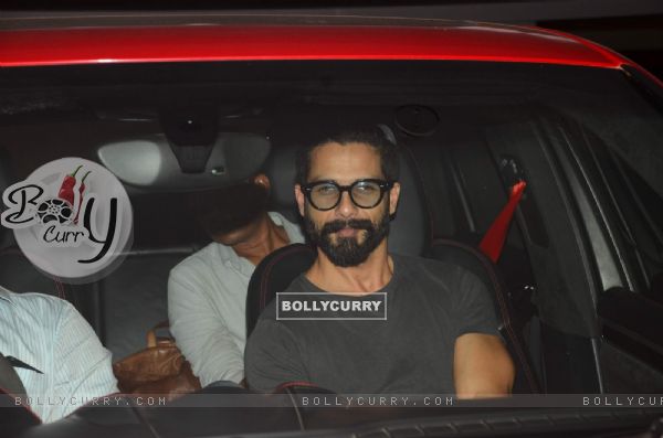Gauri Khan and Shahid Kapoor arrive at Karan Johar's residence