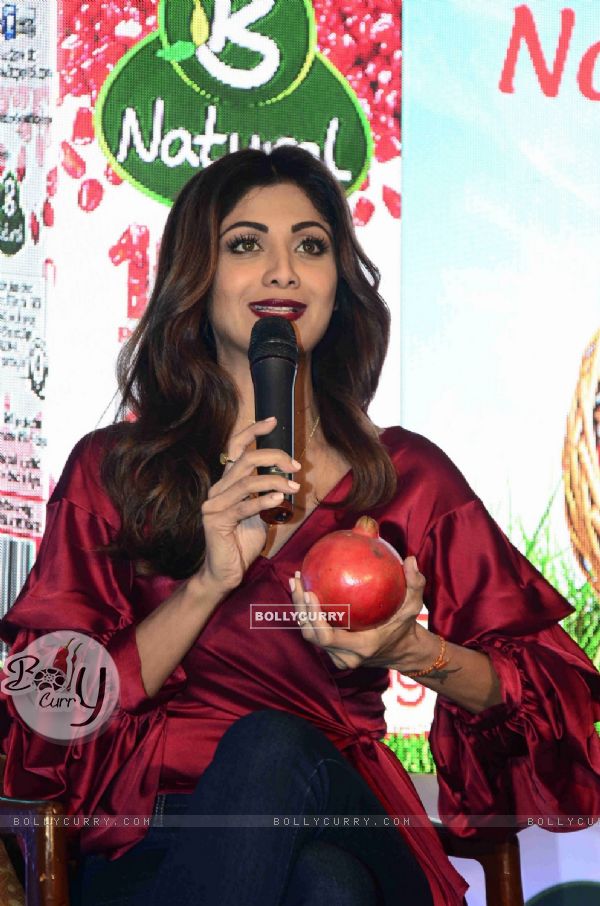 Shilpa Shetty Launches 'B Natural Pomegranate Juice'