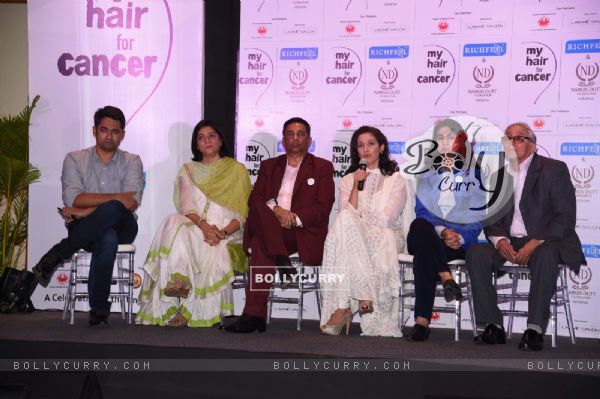 Manisha Koirala and Priya Dutt at 'My Hair for Cancer'