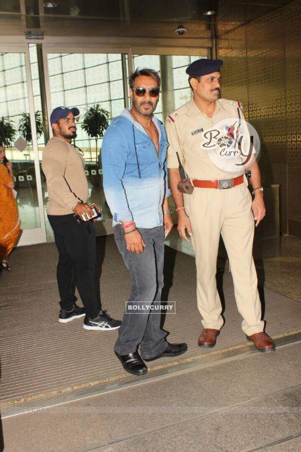 Ajay Devgn snapped at the Airport