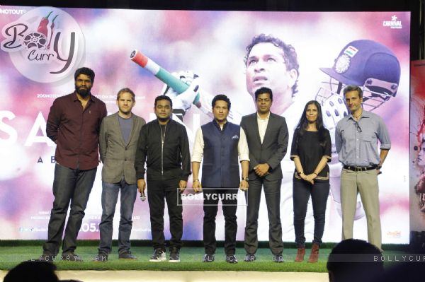 A.R. Rahman at the launch of Sachin Anthem of film 'Sachin: A Billion Dreams'