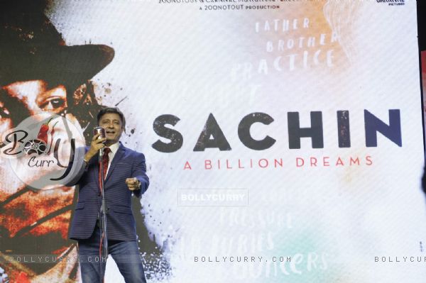 Sukhwinder Singh at the launch of Sachin Anthem of film 'Sachin: A Billion Dreams'
