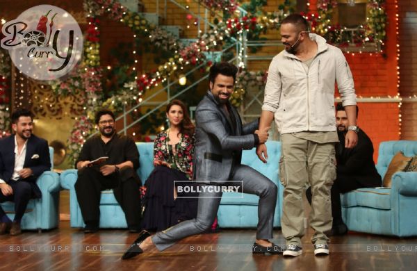 GOLMAAL Again Cast on the sets of Drama Company