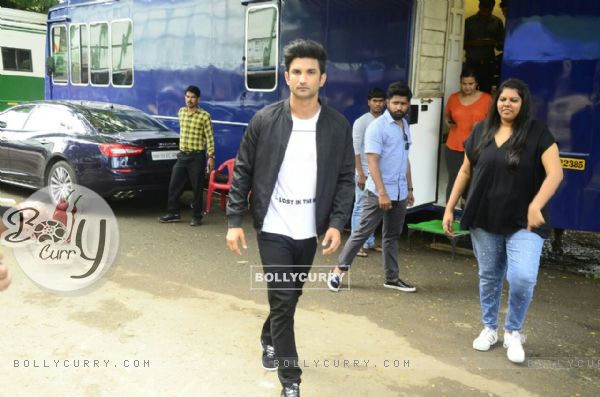 Sushant Singh Rajput clicked after his shoot