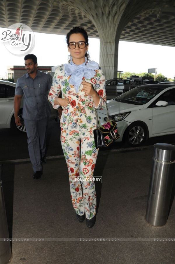 In admiration with Kangana Ranaut's floral attire