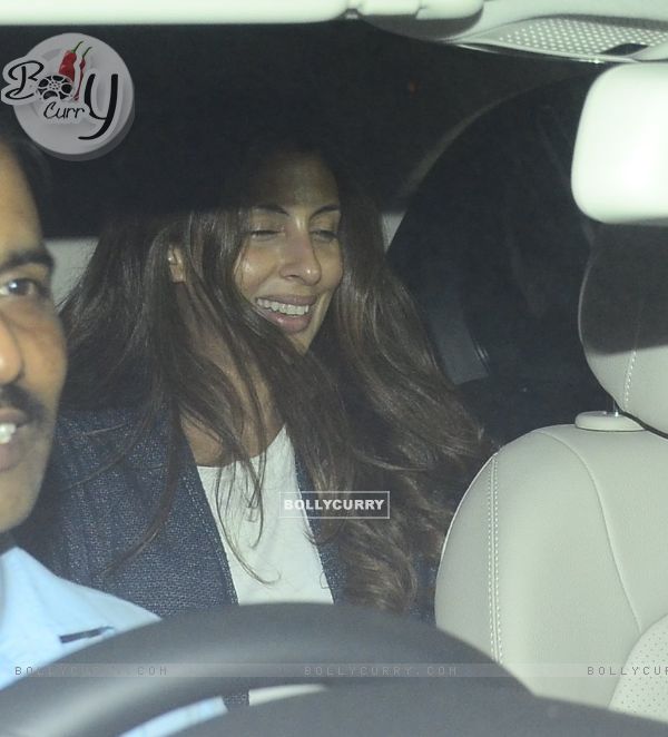 Shweta caught at her smiling candid