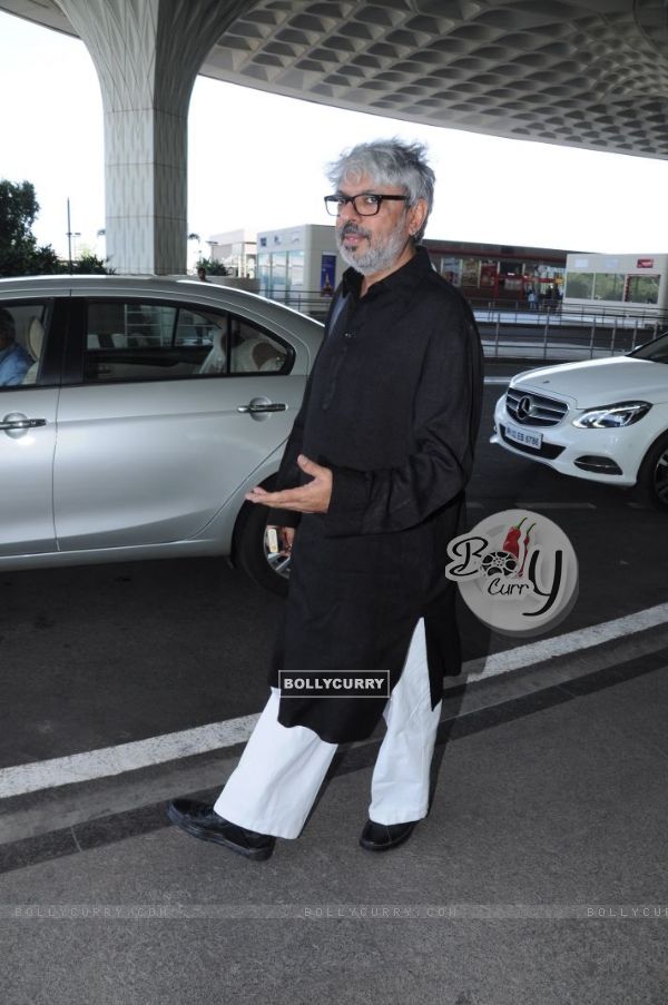 Sanjay Leela Bhansali at the Airport
