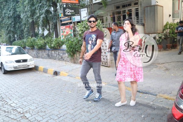 Varun Dhawan and Sushant Singh Rajput spotted in the city.