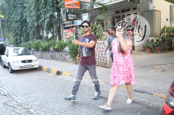 Varun Dhawan and Sushant Singh Rajput spotted in the city.