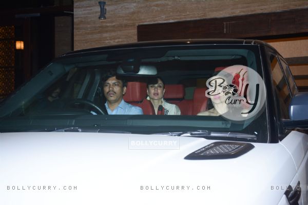 The Kapoor sisters while leaving