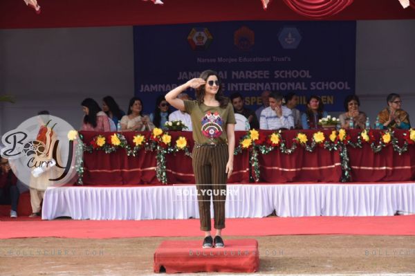 Alia Bhatt at her school for special childrens sports meet