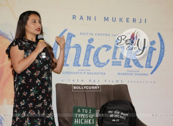 Rani Mukerji at Hichki Trailer Launch