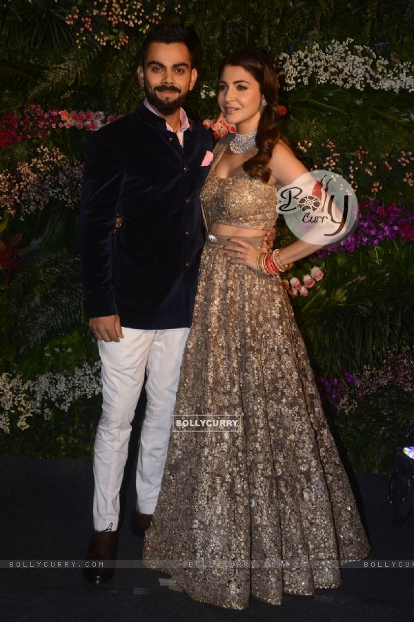 Newlyweds Anushka - Virat's Mumbai Reception