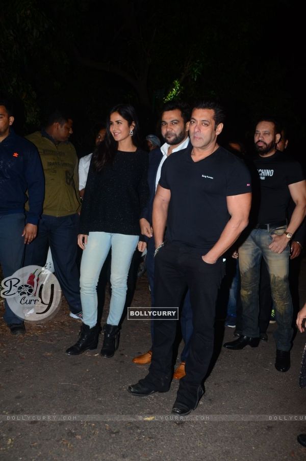 Katrina, Sunil Shetty at Salman Khan's Birthday