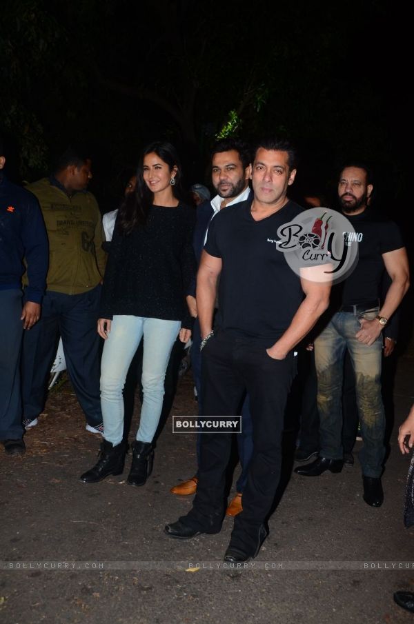 Katrina, Sunil Shetty at Salman Khan's Birthday