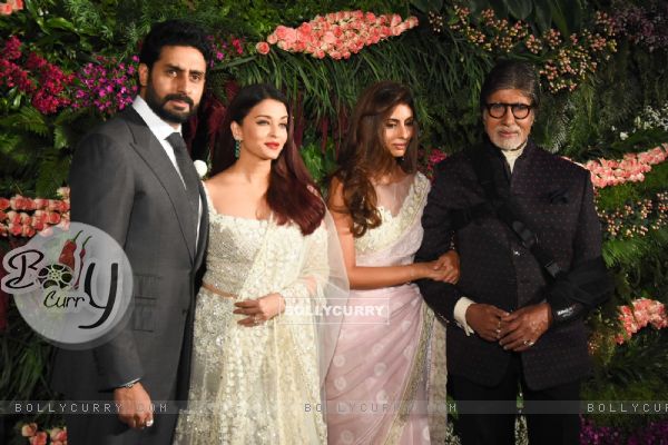 Bachchan's, SRK, Ranbir, Varun, Katrina and others at the Reception