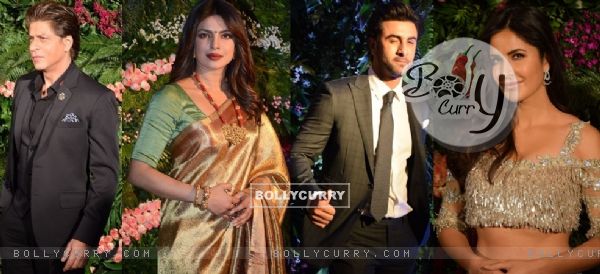 SRK, Priyanka, Ranbir, Katrina, Varun, Kriti and others at the Reception