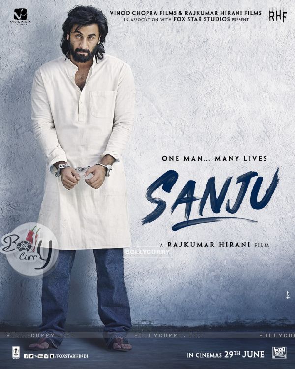 Ranbir Kapoor as Sanju in Jail.. Sanju Movie Poster (436975)