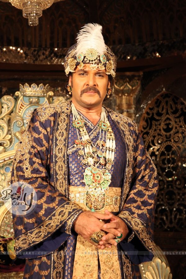Shahbaz Khan as Akbar at the launch of COLORS' Dastaan-E-Mohobbat Salim Anarkali