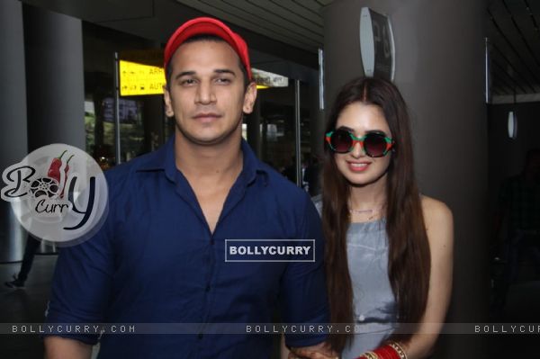 Prince and Yuvika Snapped post Marriage