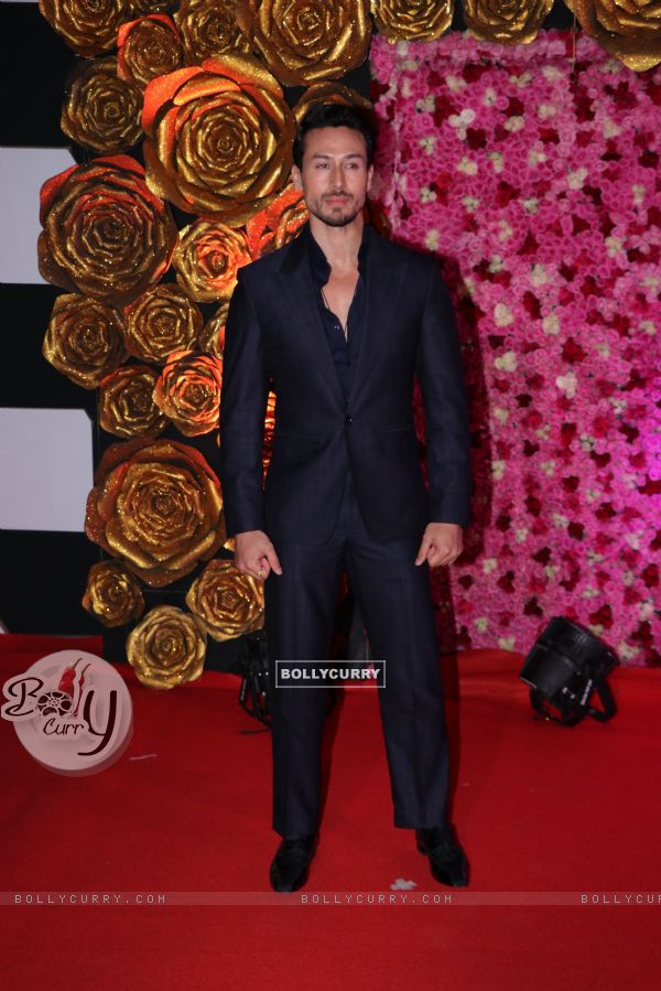Tiger Shroff spotted at Lux Golden Rose Awards