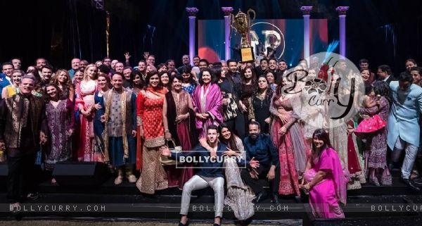 Priyanka Nick with there friends and family including Parineeti Chopra on Sangeet Ceremony