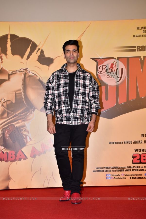 Karan Johar snapped at Simmba movie trailer launch (440544)