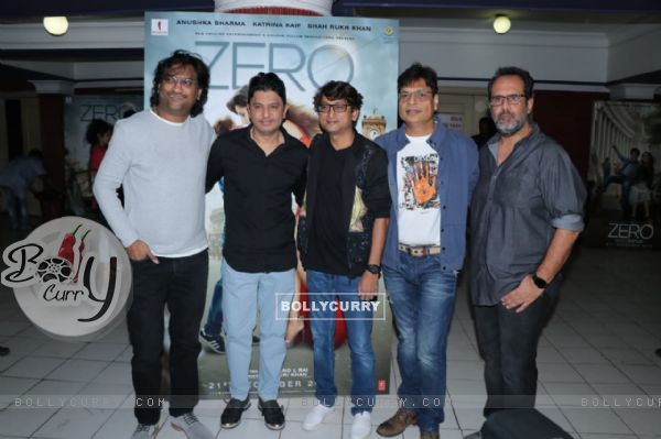 Ajay-Atul, Aanand L Rai with Bhushan Kumar snapped at Zero Song Launch (440844)