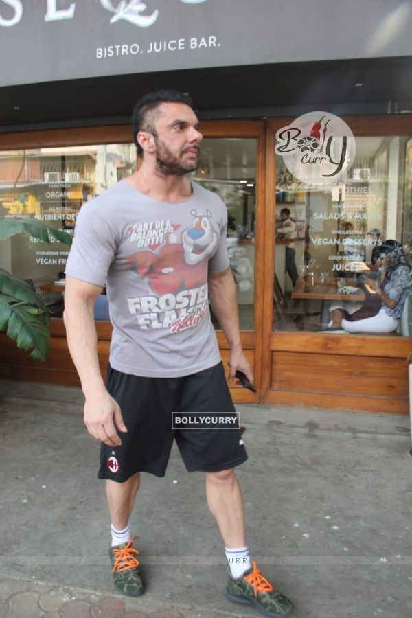 Sohail Khan spotted around the town