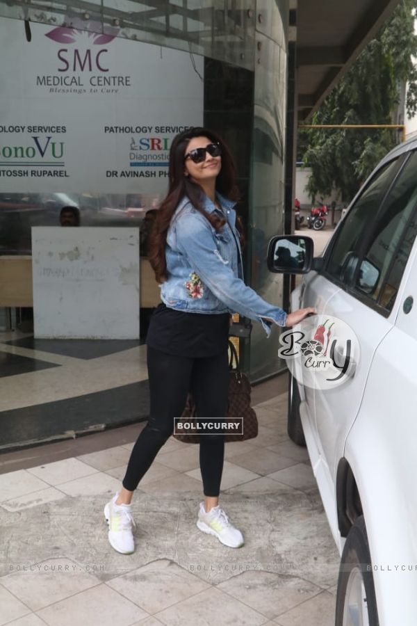 Daisy Shah spotted around the town