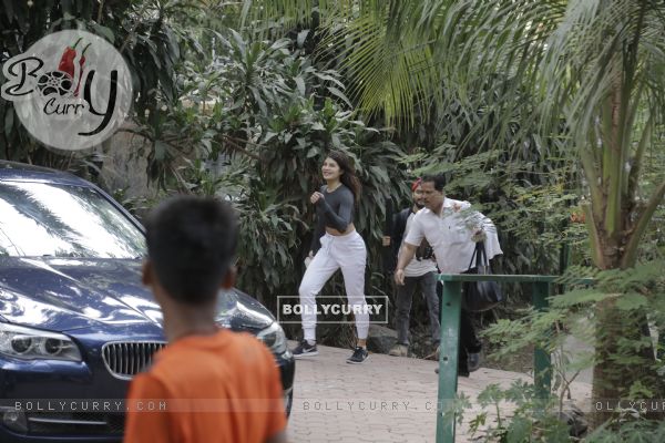 Jacqueline Fernandez spotted around the town