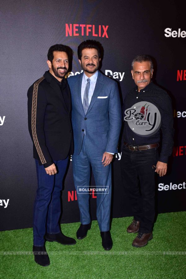 Anil Kapoor with Kabir Khan and Pavan Malhotra snapped at  Netflix's screening of Selection Day