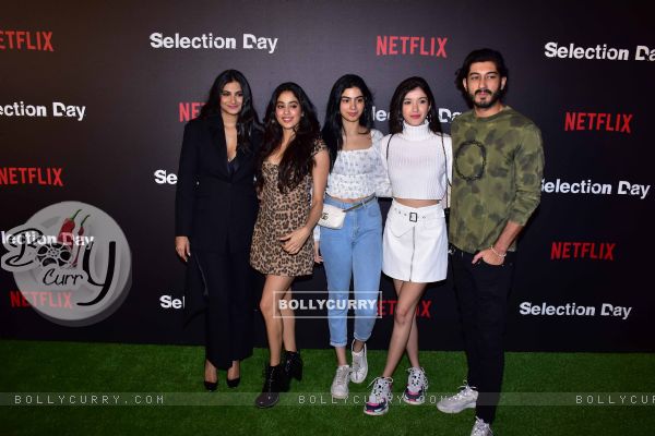 Kapoor siblings snapped at  Netflix's screening of Selection Day