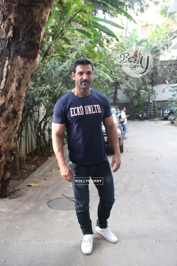 John Abraham spotted around the town