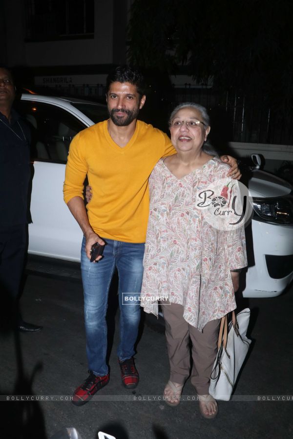 Farhan Akhtar spotted around the town