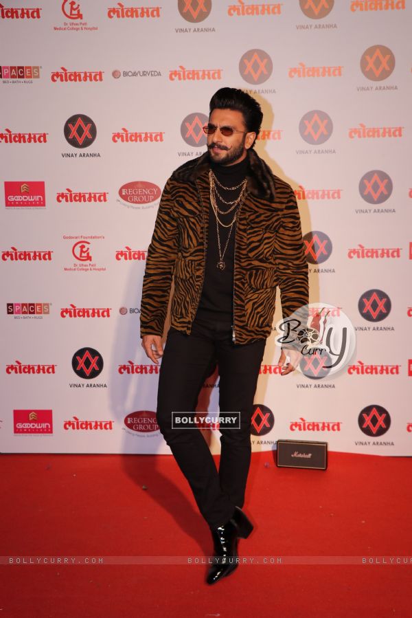Ranveer Singh at Lokmat Awards