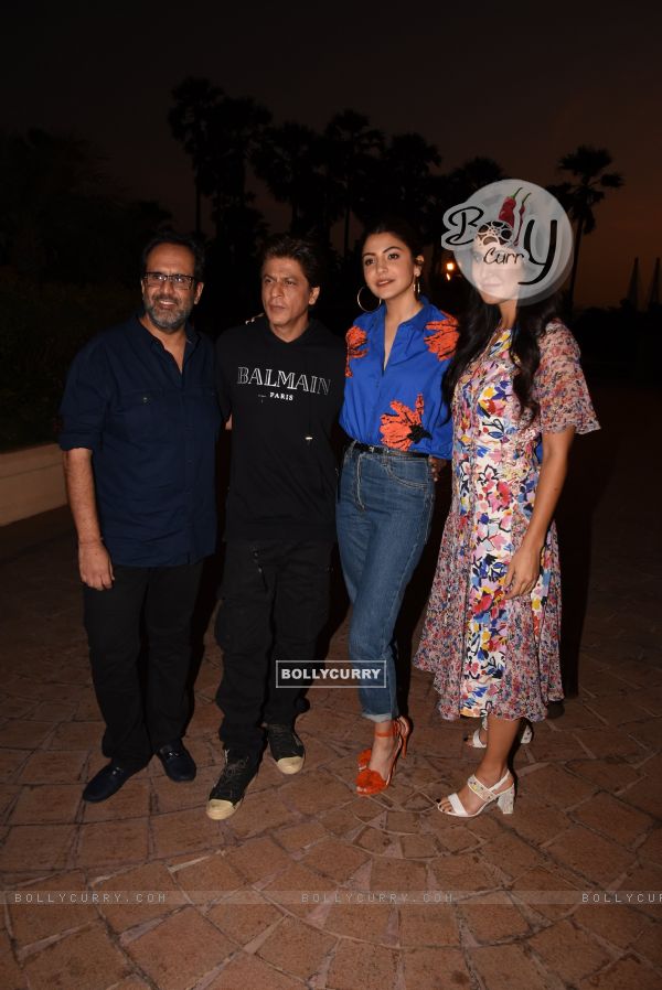 Shah Rukh Khan, Anushka Sharma, Katrina Kaif and Aanand L Rai spotted during Zero's Promotions