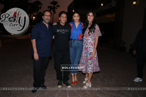 Aanand L Rai, Shah Rukh Khan, Anushka Sharma, Katrina Kaif spotted during Zero's Promotions